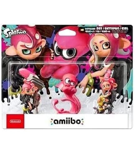 Nintendo Games Amiibo Splatoon Series 3-Pack : Amazon.co.uk: Toys